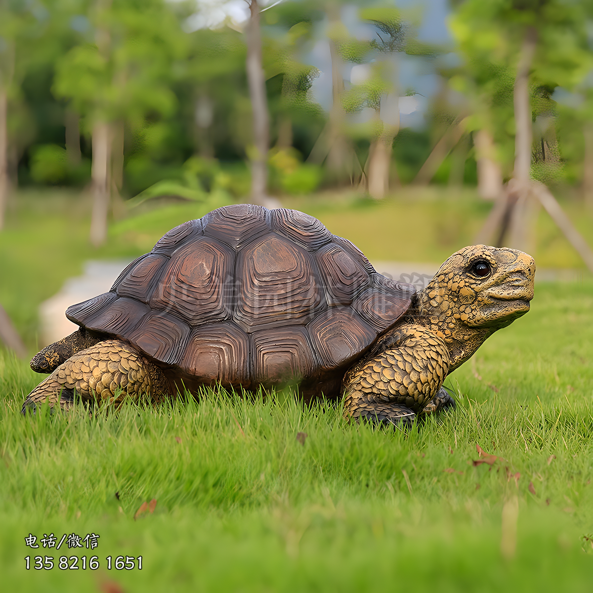 玻璃鋼仿真動物烏龜雕塑